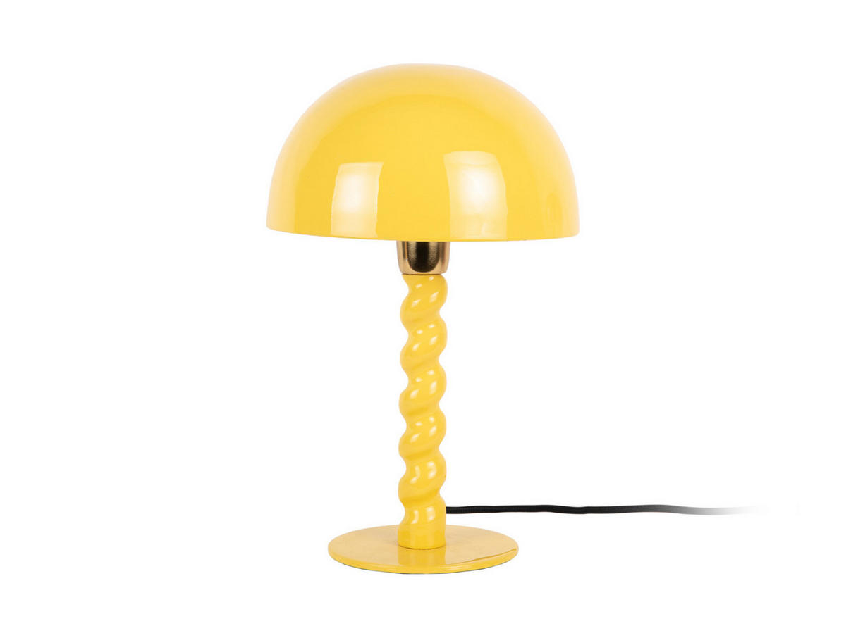 TISCHLAMPE Prisa 25/25/39 cm - Gelb, Metall (25/25/39cm) - Leitmotiv