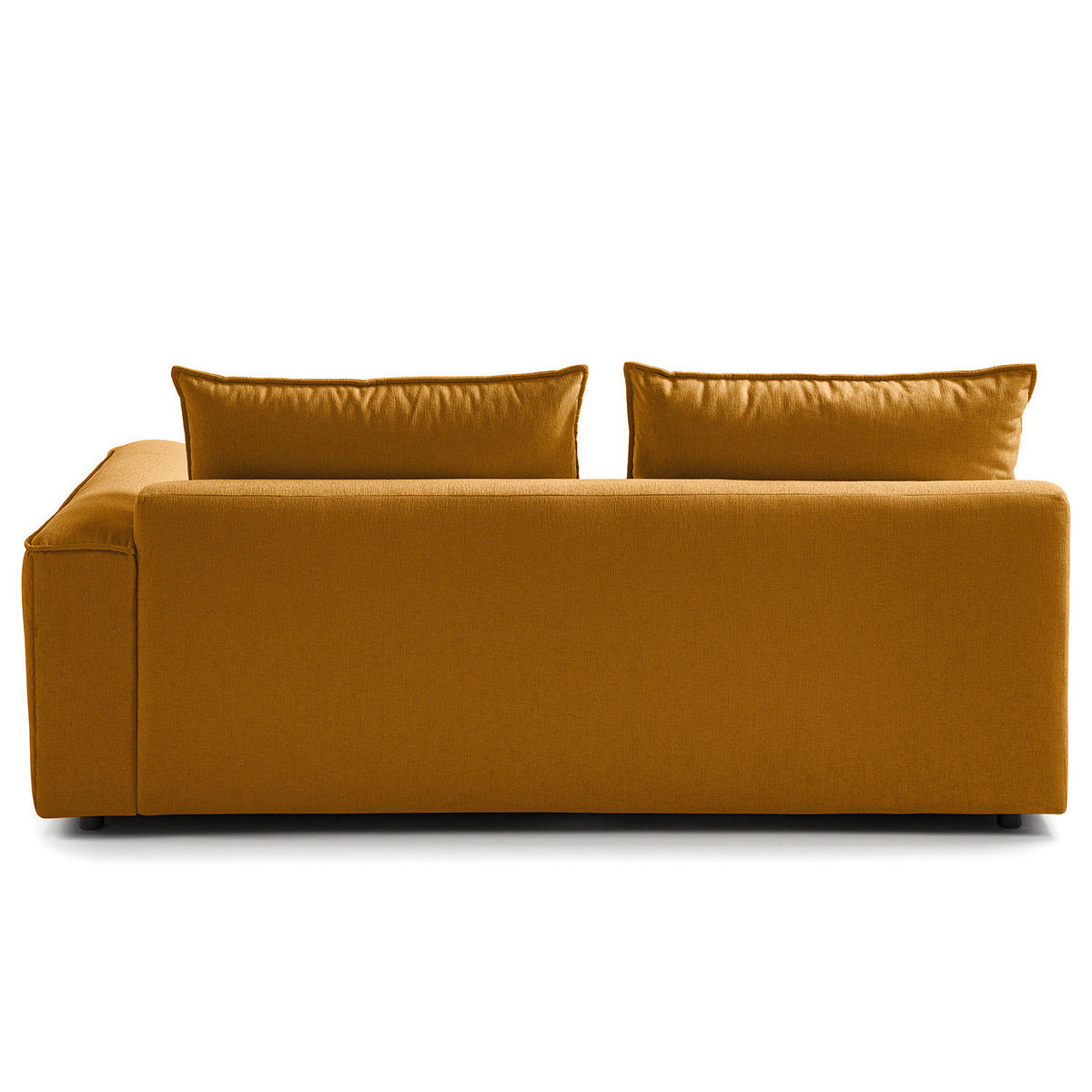 2,5-SITZER SOFA - modular - Gelb/Schwarz, Holz/Kunststoff (189/80/99cm) - home24