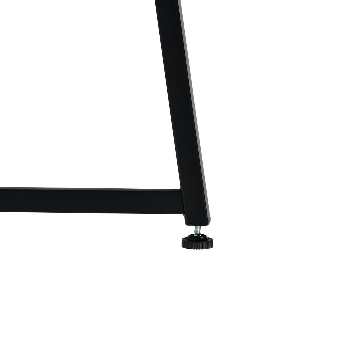 SCHREIBTISCH in Stahl - Braun, Metall (80/40/70.5cm) - Meubles Cosy