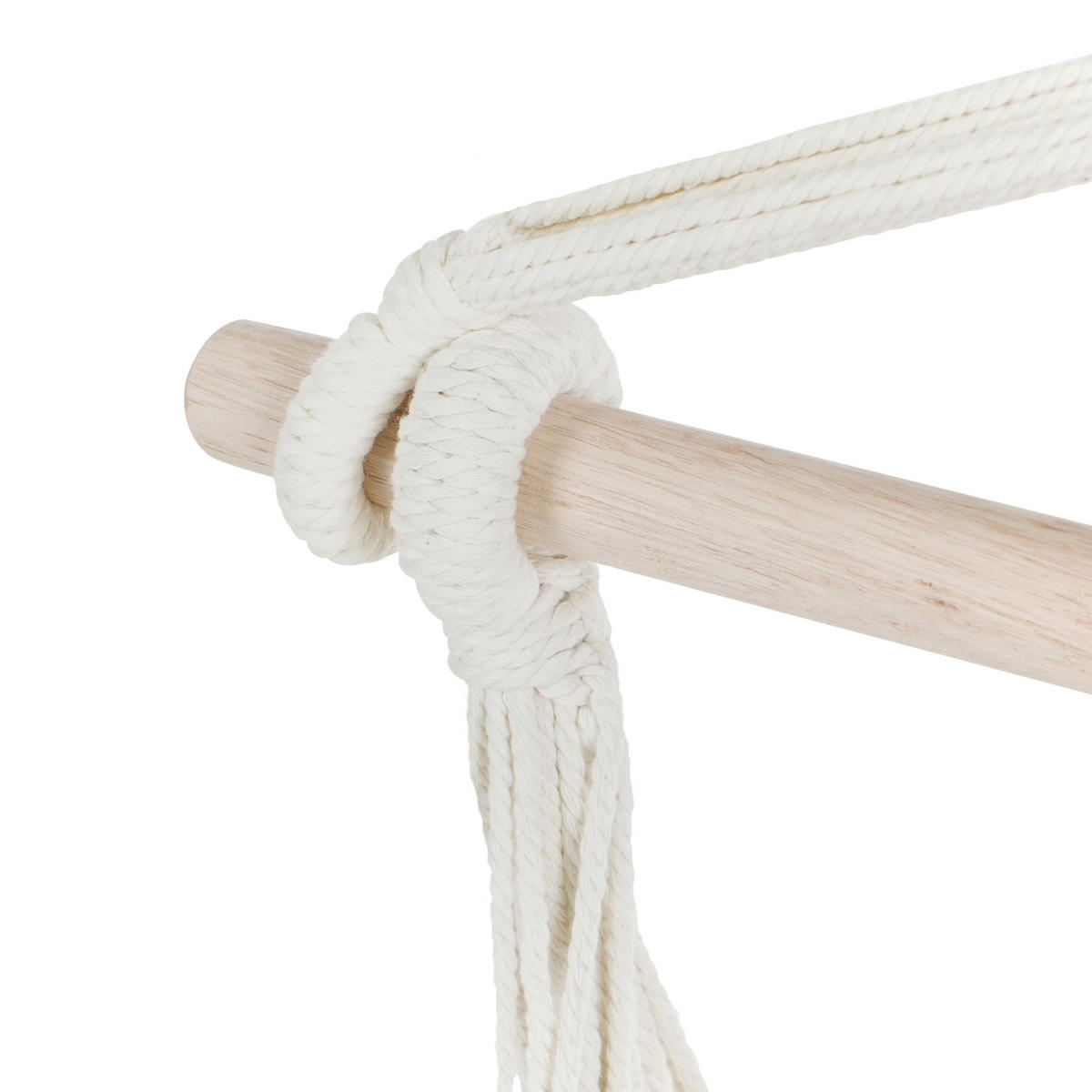 HÄNGESESSEL Beige Varena - Beige, Textil (96/125/55cm) - Beliani