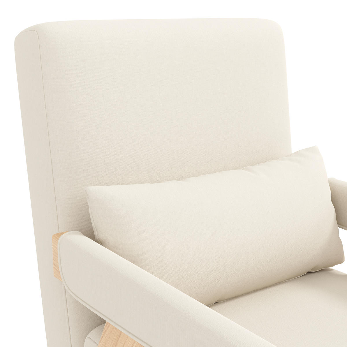 SCHLAFSESSEL Leinen Beige klappbar, verstellbar und mit Kissen - Eichefarben/Beige, Holz/Holzwerkstoff (64/87/60cm) - WISHDOR