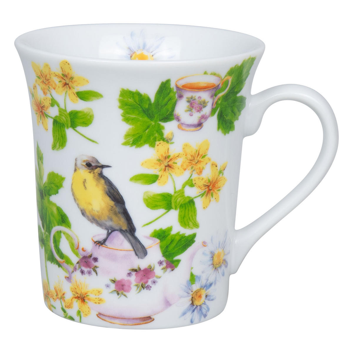KAFFEEBECHER Tea Birds - Naturfarben, Keramik (0.41L) - Könitz