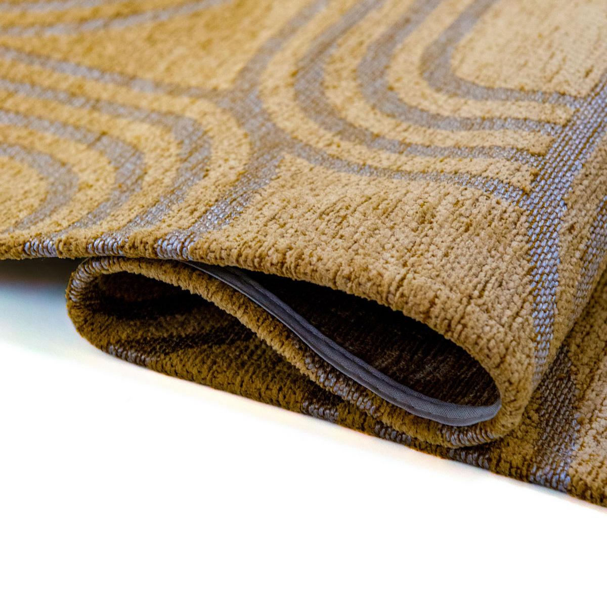 TEPPICH Disco Honey Cake 80/150 cm - Braun, Textil (80/150cm) - Lola&Moi