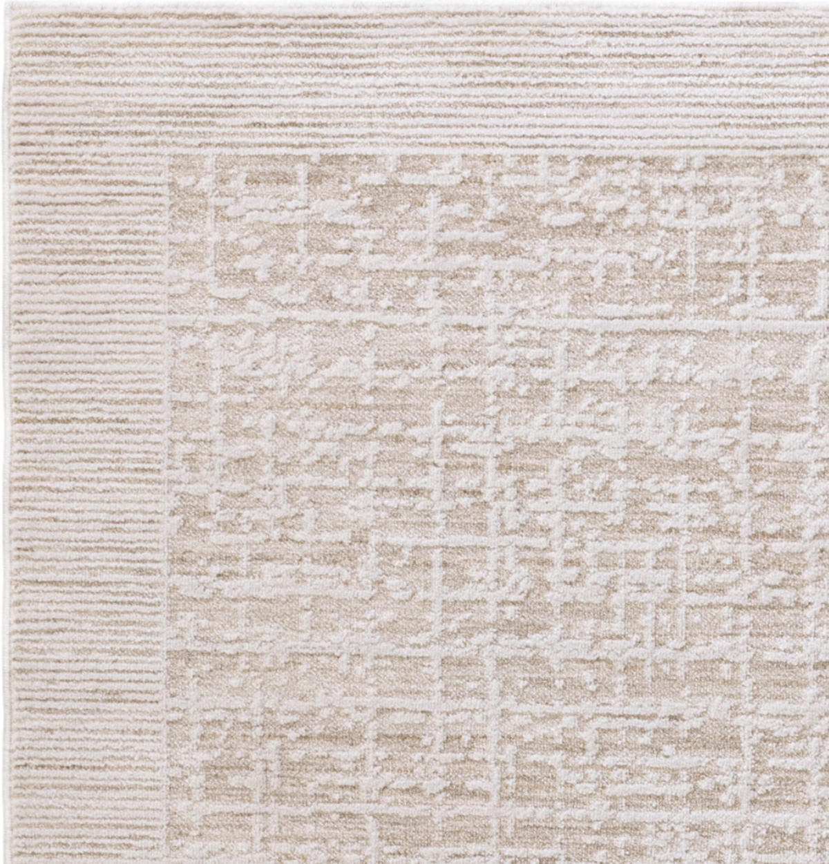 TEPPICH modern Flachgewebe CRISS Beige 200 x 300 cm - Beige, Textil (200/300cm) - Novatrend