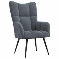 FERNSEHSESSEL Lohman Grau - Grau, Metall (61/96.5/70cm) - Nettlife