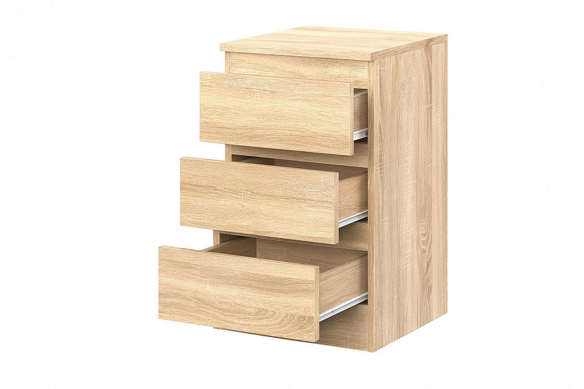 KOMMODE Sonoma Eiche 40/69/44 - Sonoma Eiche, Holzwerkstoff (40/69/44cm) - RAUMHIRSCH FURNITURE