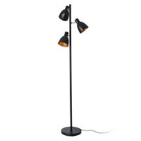STEHLEUCHTE Witney - Schwarz, Metall (25/25/154cm) - lux.pro