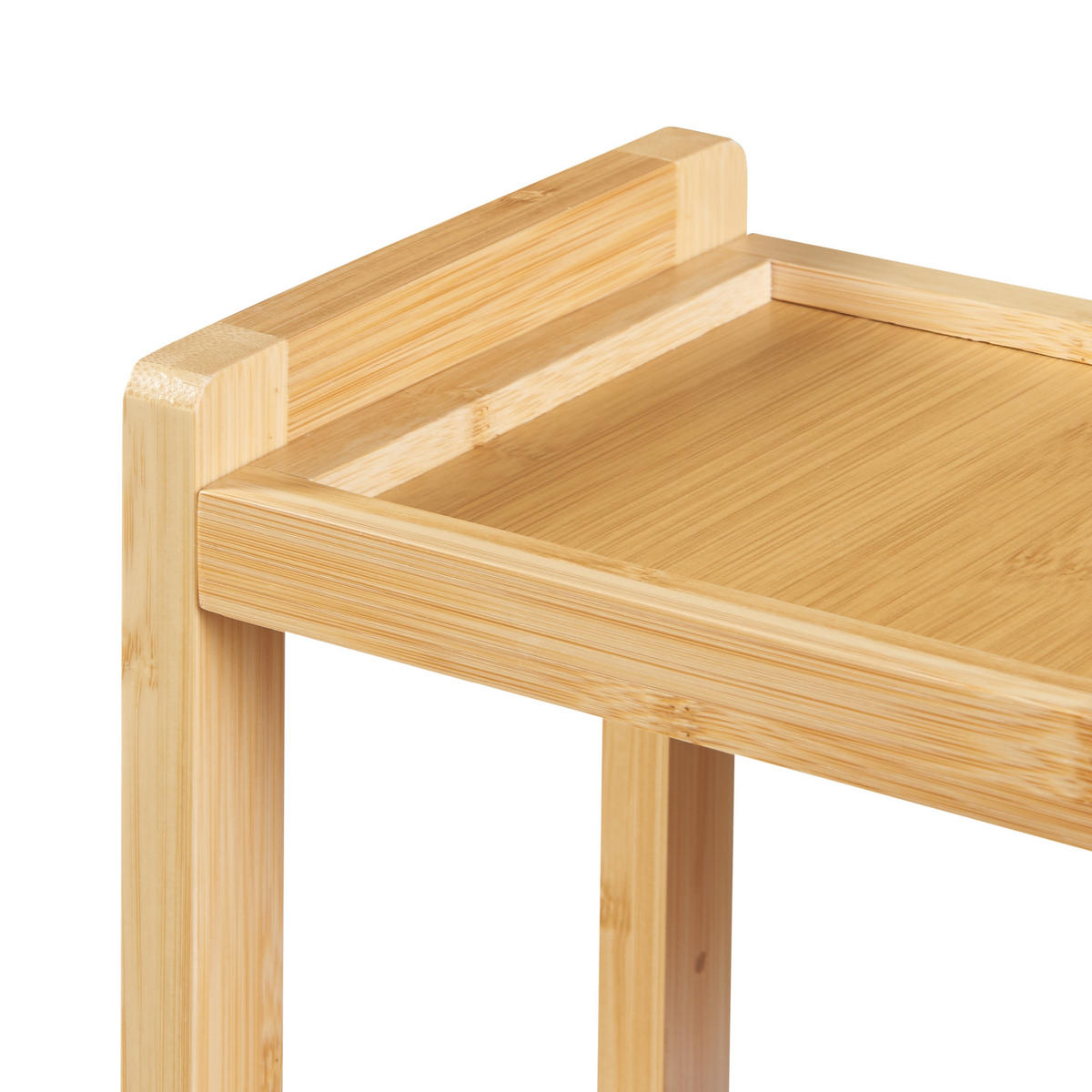 BADEZIMMERREGAL Höör - Naturfarben, Holz (37/42/17cm) - [en.casa]