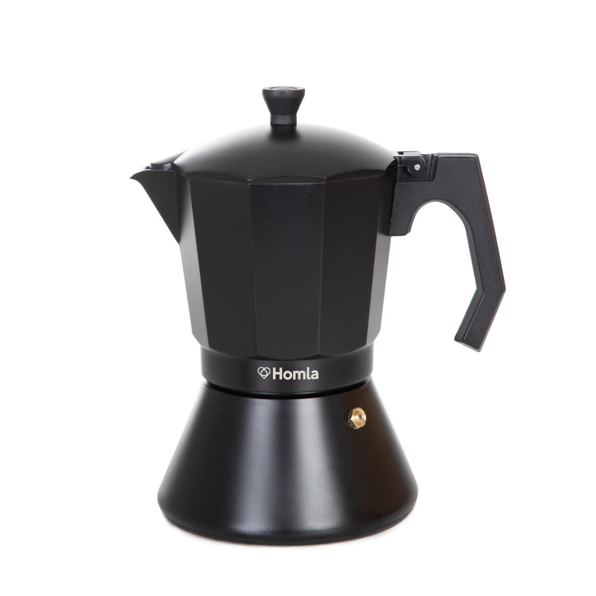 KAFFEEMASCHINE Mia Mokka schwarz 15/26 cm - Schwarz, Metall (15/19/26cm) - Homla