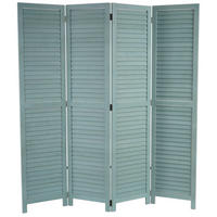 PARAVENT Grün - Grün, Holz (160/170/2cm) - MCW
