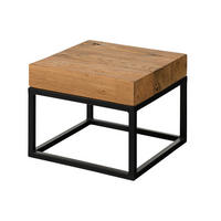 COUCHTISCH Eiche 40x40x32 natur geölt LOUNGE COLLECTION #06 - Braun, Holz (40/40/32cm) - Massivmoebel24