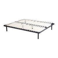 LATTENROST - 2 Personen - Metall - Schwarz - Schwarz, Metall (180/200cm) - Vente-Unique