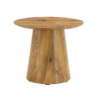BEISTELLTISCH aus MDF 50x50x48 cm Holzoptik, 48 cm hoch - Naturfarben, Holzwerkstoff (50/50/48cm) - IVMEU