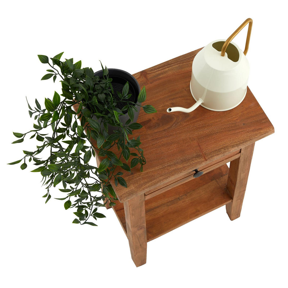 BEISTELLTISCH BOSSONS - Naturfarben, Holz (25/34/51cm) - IDIMEX