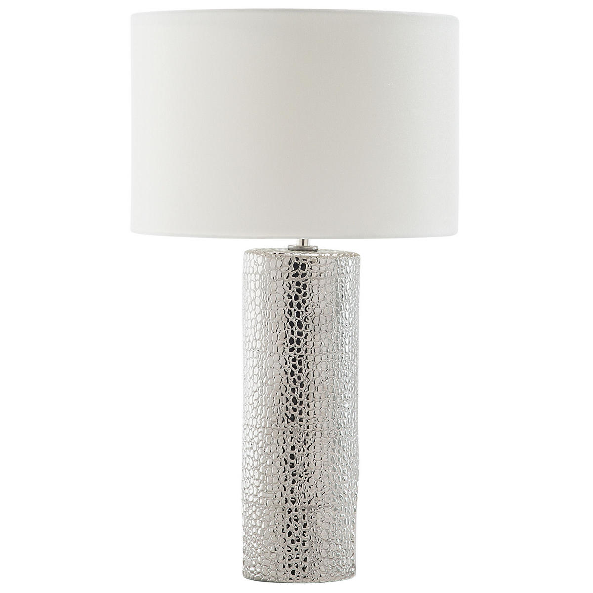 TISCHLAMPE Aiken 30/30/52 cm - Weiß, Keramik (30/30/52cm) - Beliani