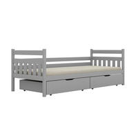 KREVET 90/200 David Sivi - siva, drvo (90/200cm) - Petits-meubles