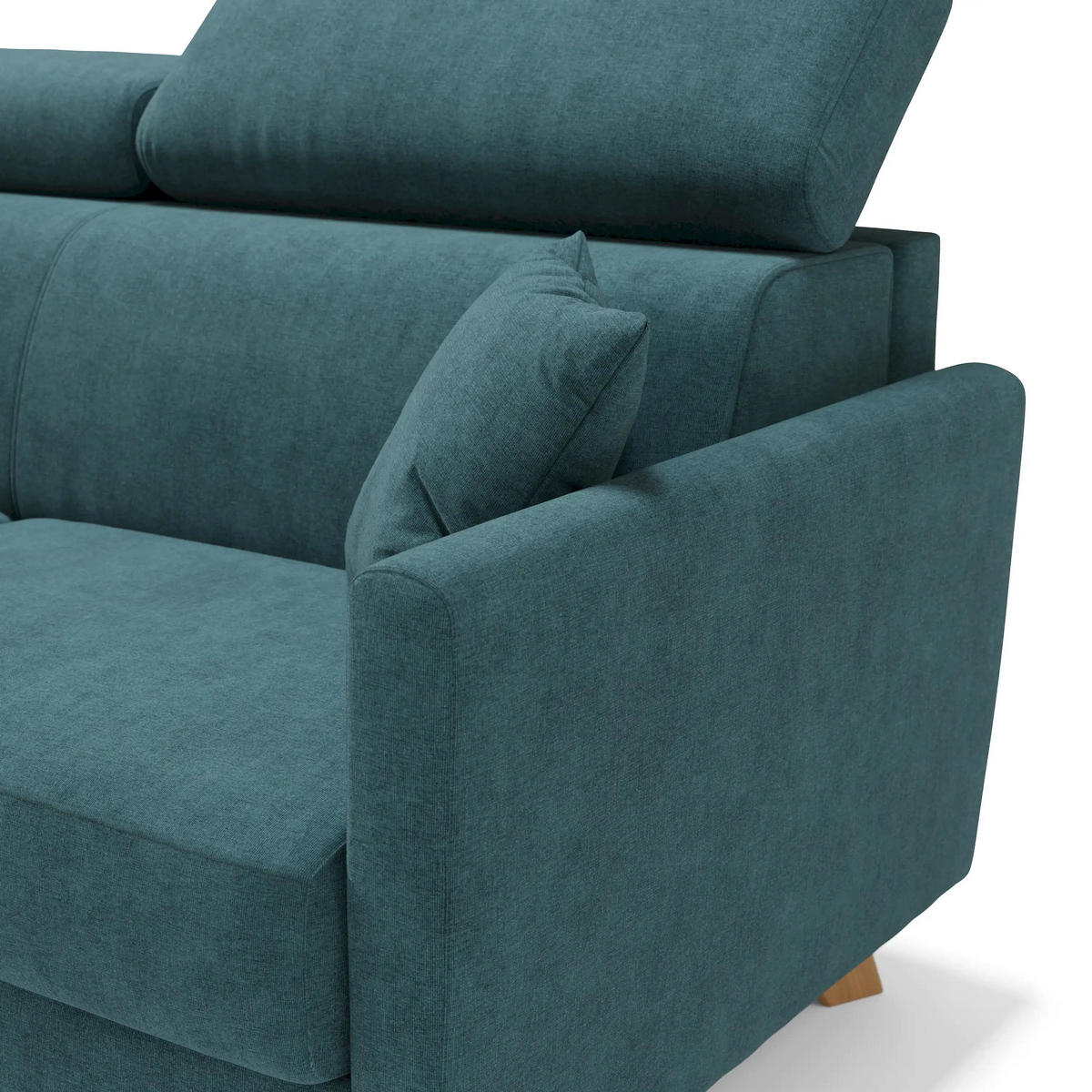SCHLAFSOFA Francy - Petrol, Metall (160/92/97cm) - Divani.store