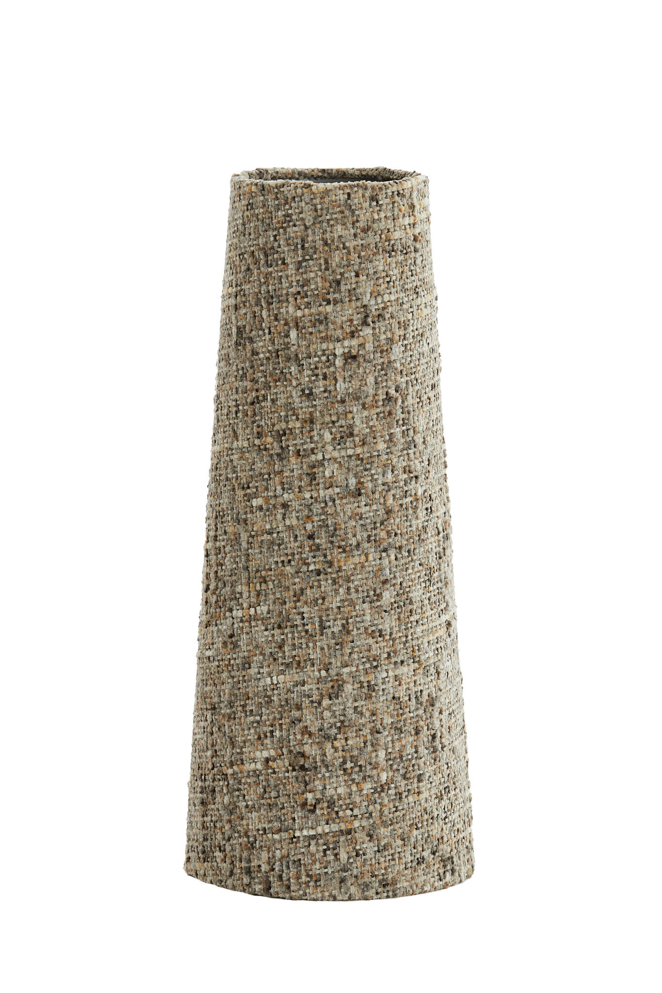 LAMPENSCHIRM Osire Grau 19/12.5/46.5 cm - Grau, Textil (19/12.5/46.5cm) - Light & Living