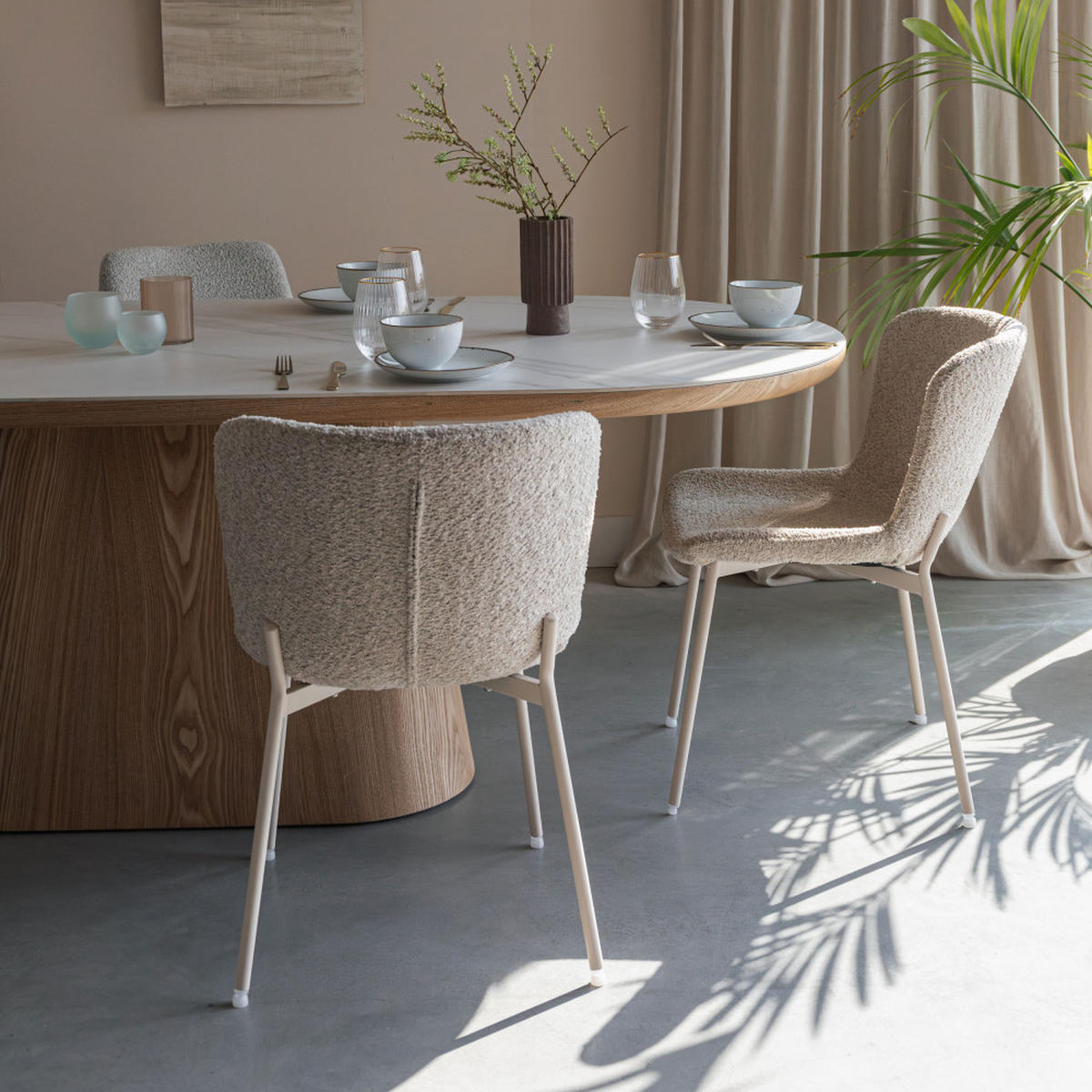 ESSTISCH - Klares Holz - Eschefarben, Holz (200/90/77cm) - Drawer