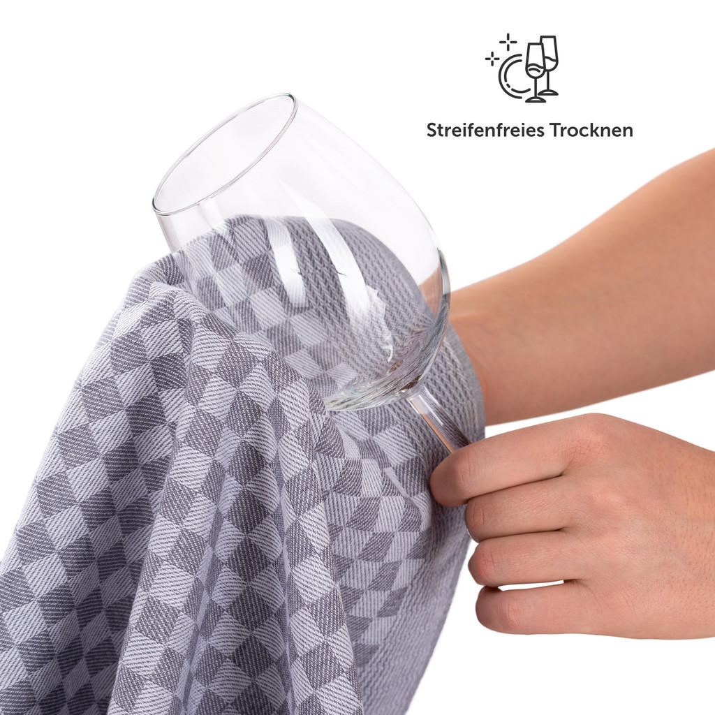 Thumbnail - Blumtal Geschirrtuch, Rot, Textil, Kariert, Quadratisch, 50x70 cm, Oeko-Tex®, Kochen, Geschirrtücher & Schürzen, Geschir...