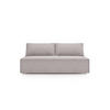SCHLAFSOFA Mit Bettkasten DUO Poso Stoff Hellgrau - Hellgrau, Holz (198/89/90cm) - Kaiser Möbel