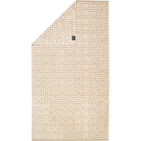 HANDTÜCHER NOBLESSE ELEGANCE ALLOVER 1088 SAND - 33 - Beige, Textil (80/150cm) - Cawoe