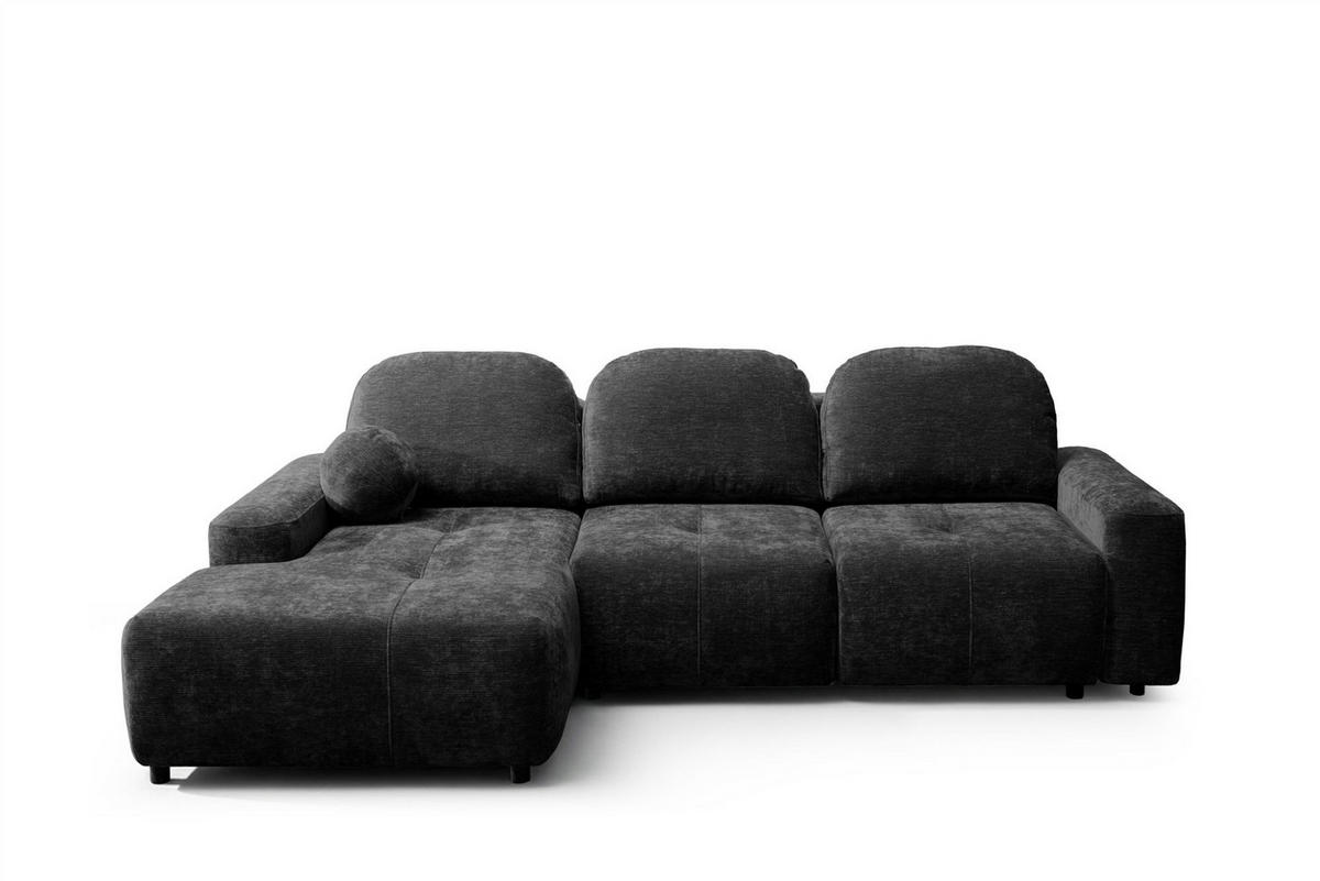 ECKSOFA Argos In Vibe - Schwarz, Holzwerkstoff/Textil (170/267cm) - Fun Möbel
