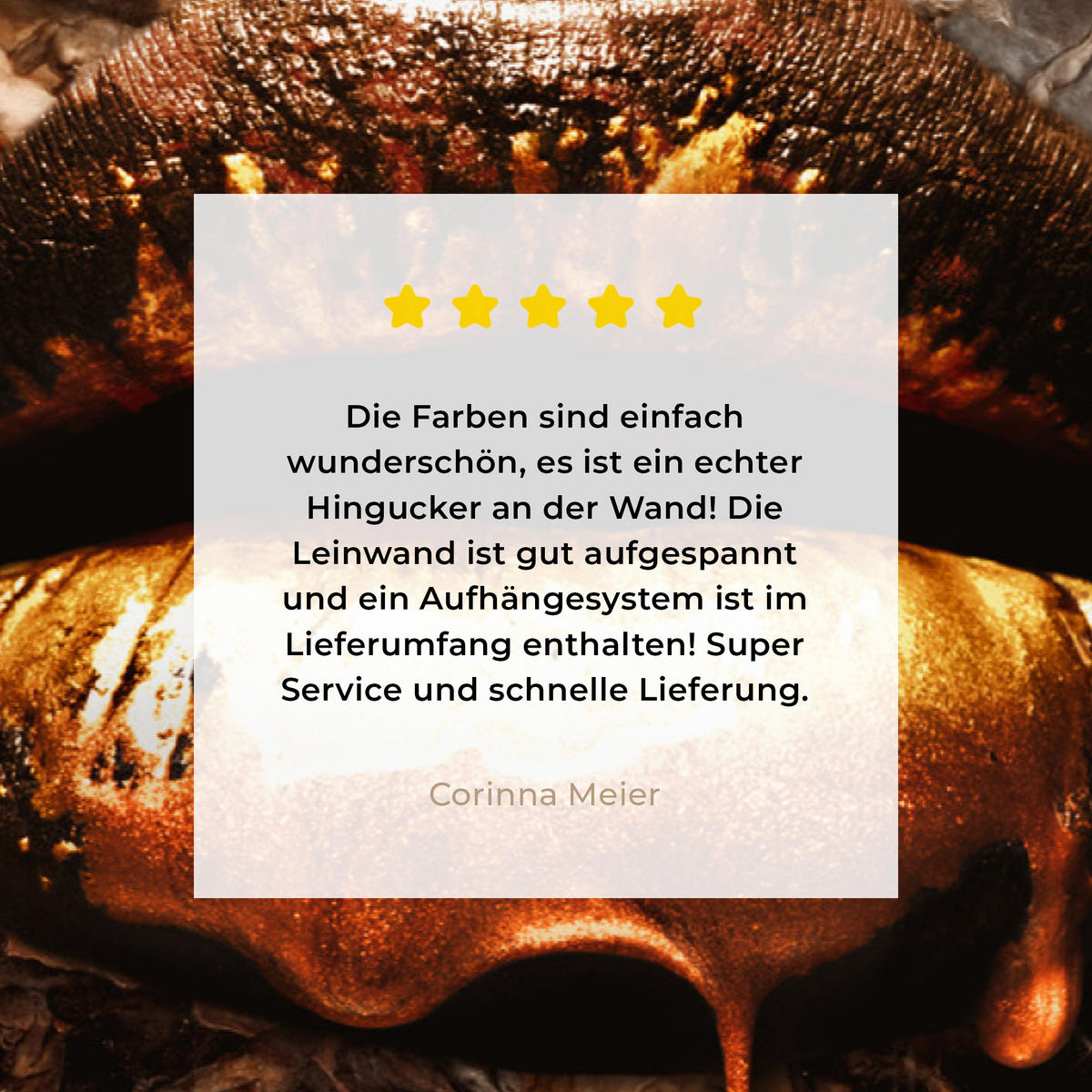 LEINWANDBILD Gold - Lippen - Kunst - Gold - Luxus - Abstrakt Wohnzimmer 120x80 cm - Bronzefarben, Textil (120/80cm) - MuchoWow