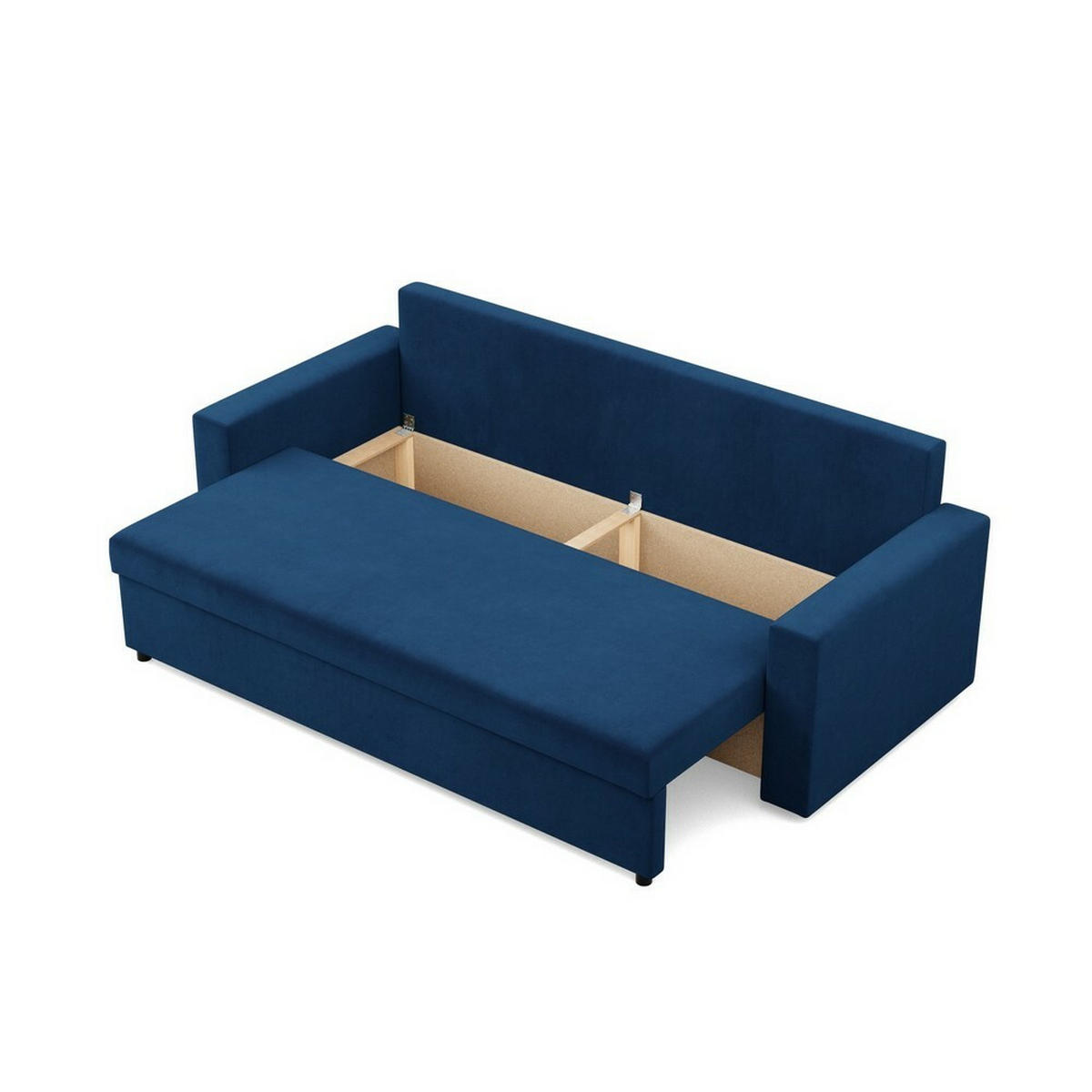 SOFA Neo mit gerader Armlehnen dunkelblau - Dunkelblau, Textil (220/92/92cm) - SIMKAM Furniture