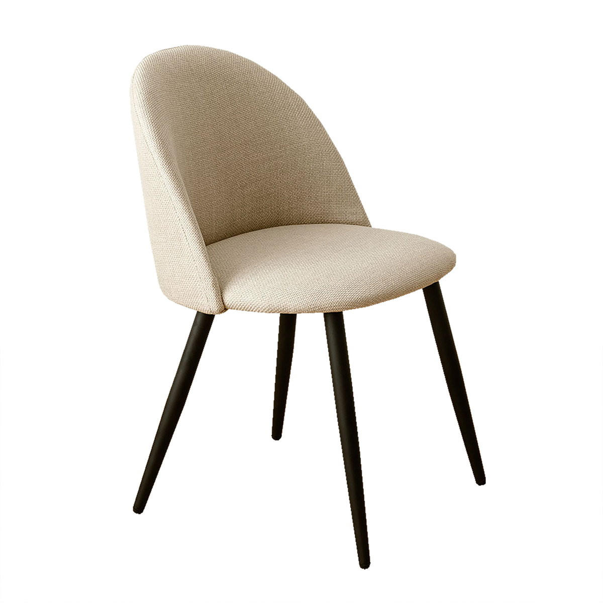 STUHL Brila Beige 51 cm x 77 cm - Beige, Textil (51/77/54cm) - Kenay Home