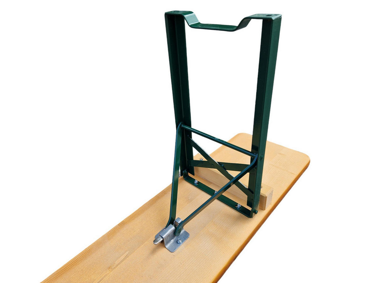 BIERZELTGARNITUR ALPENFEST PRO Premium Qualität xBxT 77x220x80cm feIn sortiertem Fichtenholz - Eichefarben, Holz - CHEFGASTRO
