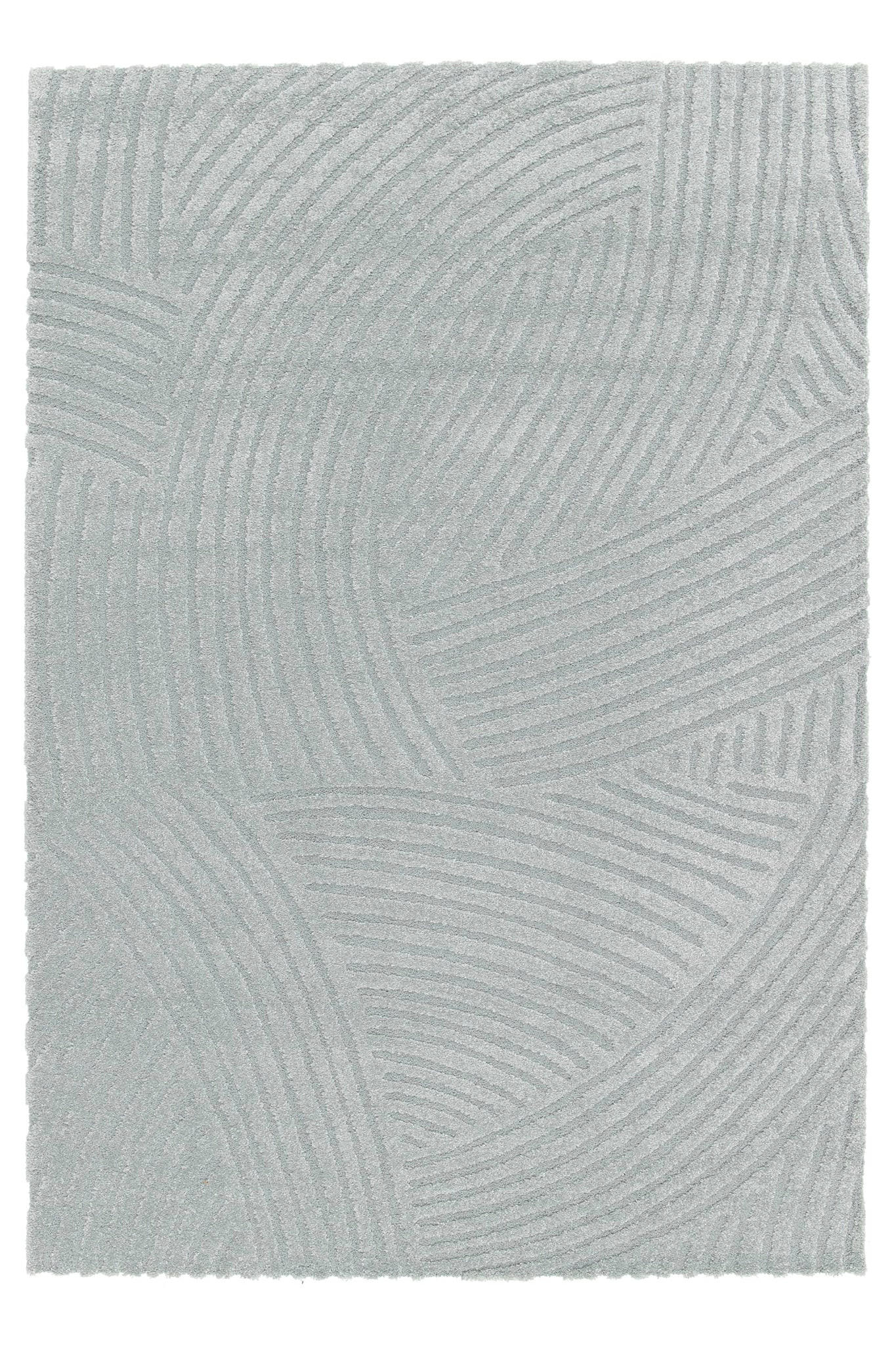 TEPPICH sehr weich mit Relief-Effekt blau - Blau, Textil (160/230cm) - AFK Living