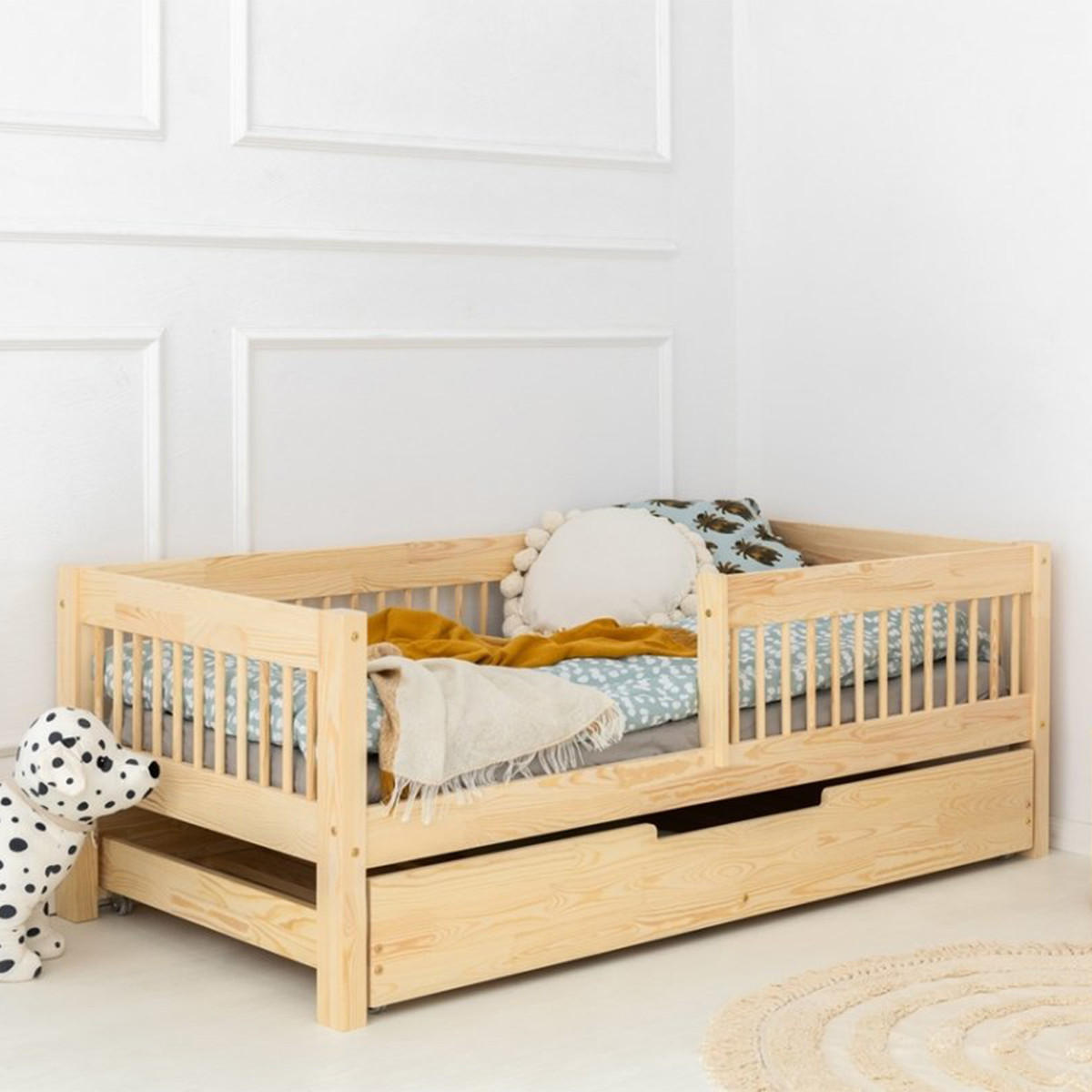 POSTEL 90/200 Ariette Přírodní dřevo - hnědá, dřevo (90/200cm) - Petits-meubles