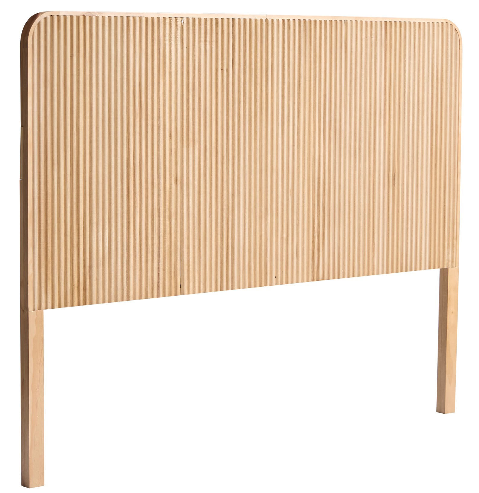 BETTKOPFTEIL Rechteckig Braun 140 cm - Braun, Holz (140/108.5/3.5cm) - Nordlys