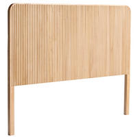 BETTKOPFTEIL Rechteckig Braun 140 cm - Braun, Holz (140/108.5/3.5cm) - Nordlys