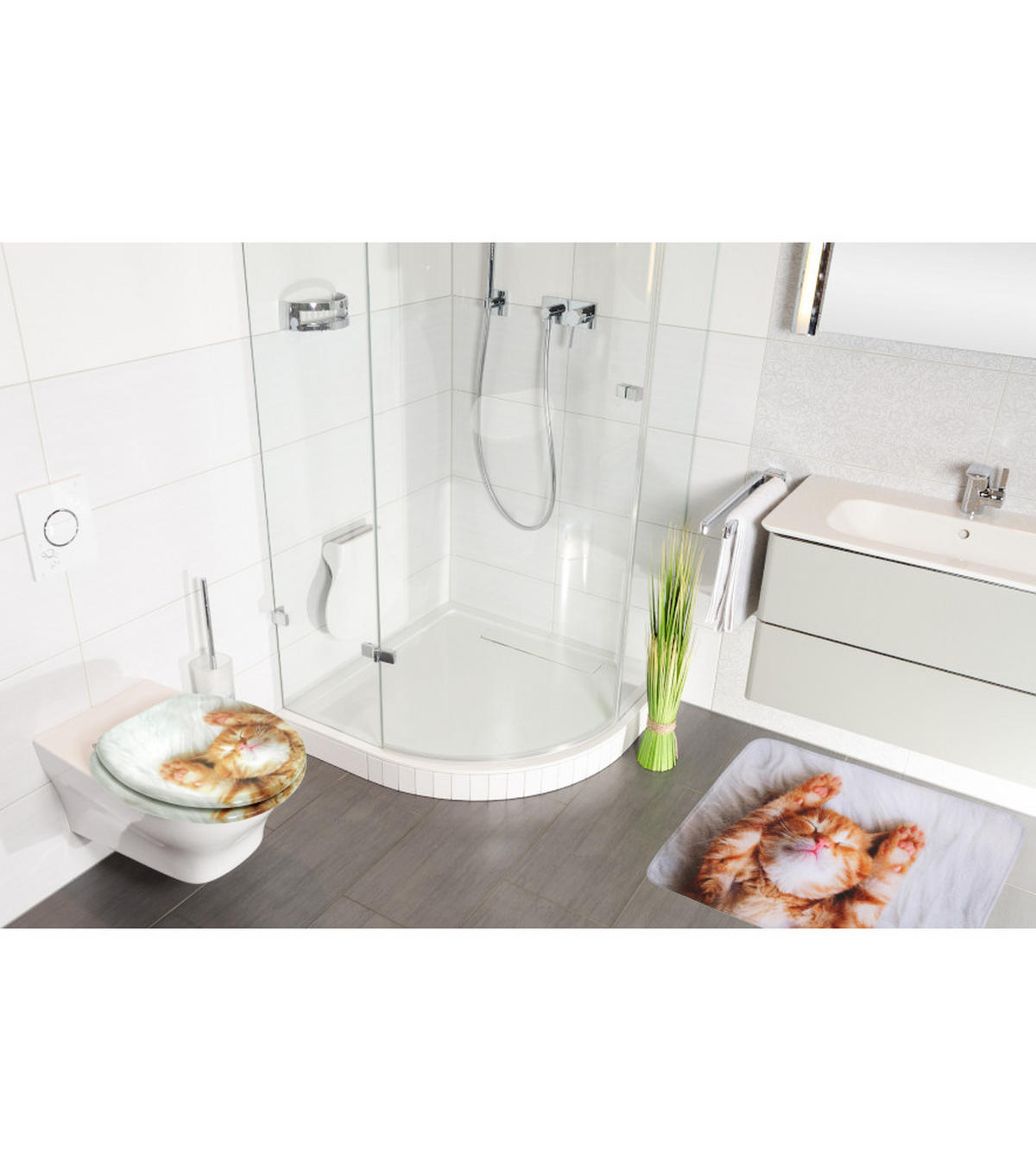 WC-SITZ Lilly - Braun, Holzwerkstoff (38/6/47cm) - Sanilo