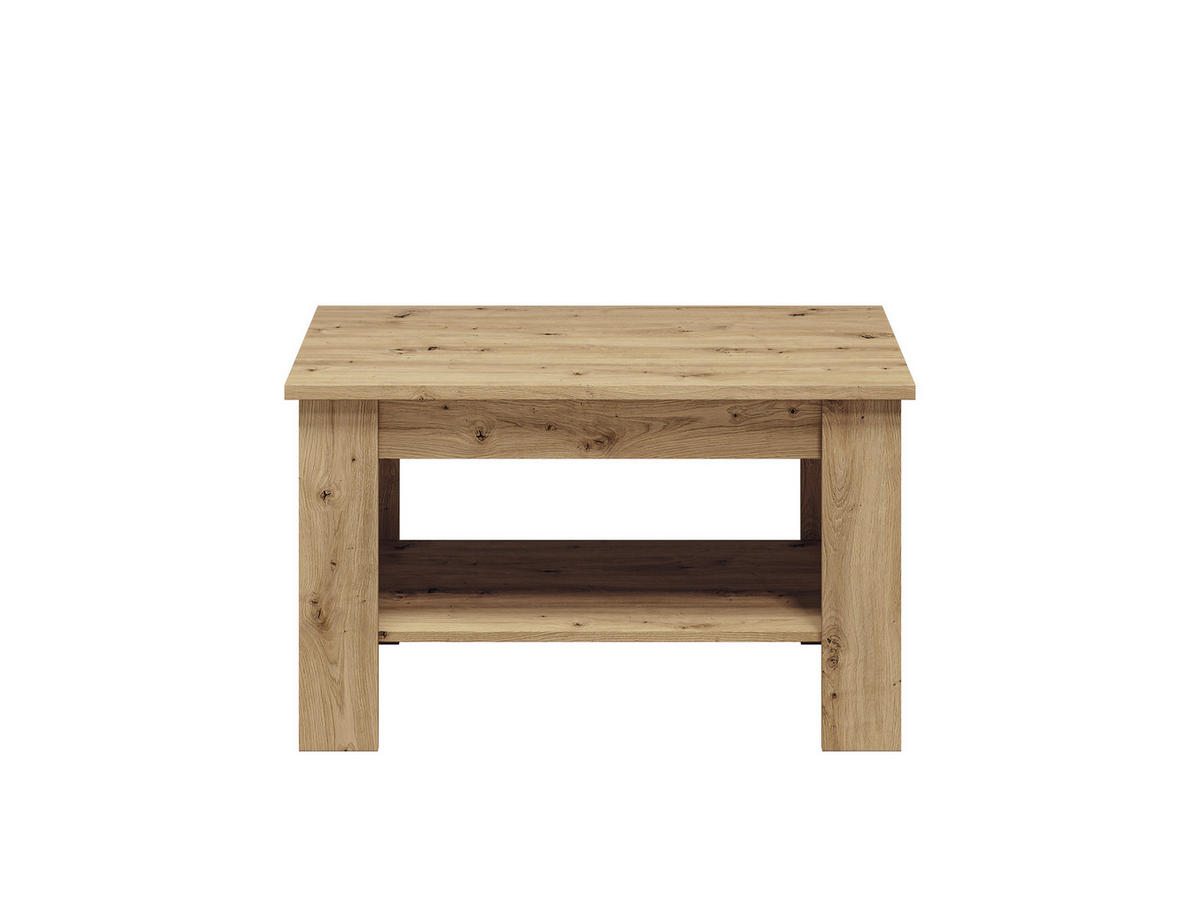 COUCHTISCH Artis Artisan Eiche 96 / 60 / 57cm - Braun, Holz/Holzwerkstoff (60/96/57cm) - Feldmann-Wohnen