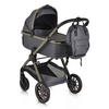 KINDERWAGEN 2 in 1 iClick grau klappbar, Wickeltasche, Sportsitz, Babywanne - Grau, Metall (74/60/106cm) - Cangaroo