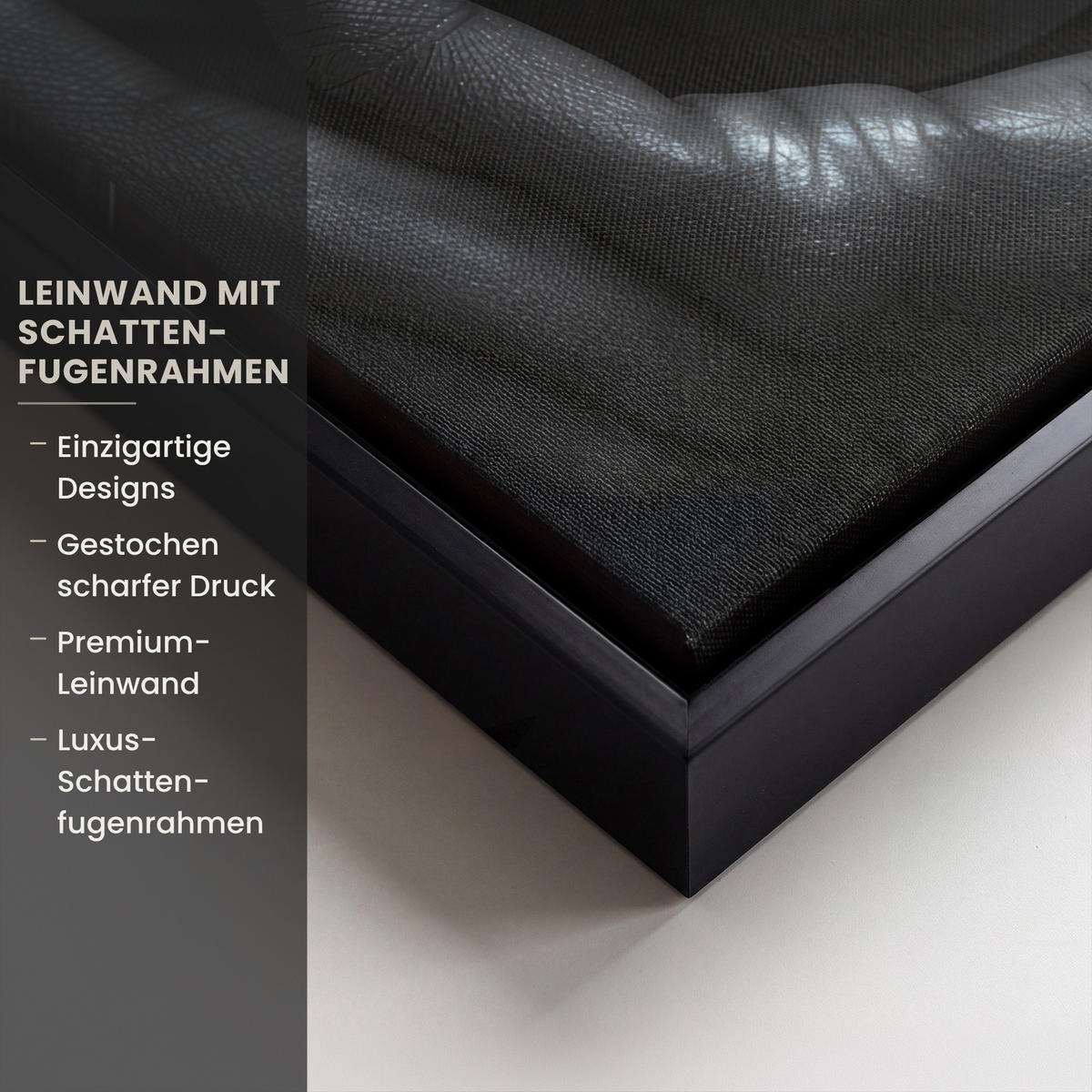 LEINWAND Bilder mit Rahmen - Frau - Gold - Porträt - Schwarz-Weiß - Luxus - 30x40 - Hellblau, Textil (30/40cm) - MuchoWow