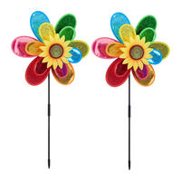 2XWINDRAD - Multicolor, Kunststoff/Metall (14/38/75cm) - Relaxdays