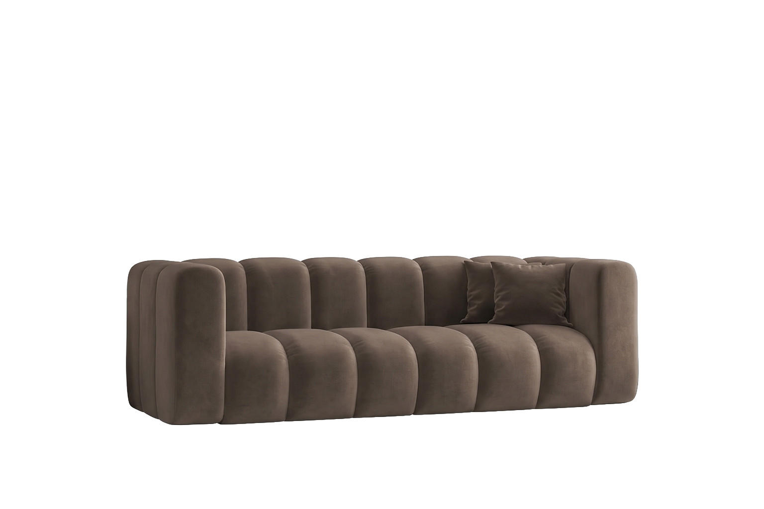 Kaiser Möbel Sofa Braun 230x70x89 cm