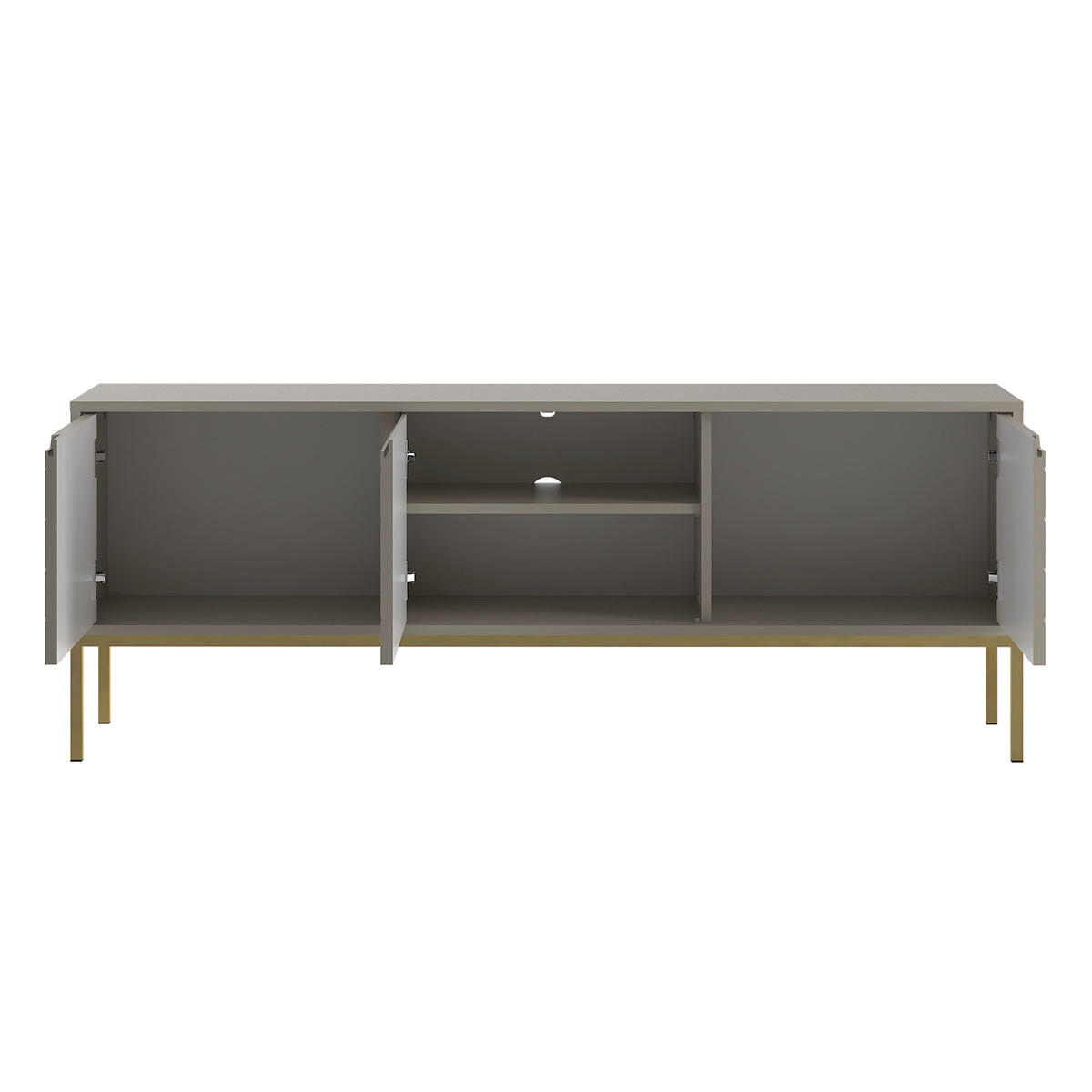 TV-MÖBEL Daria Kaschmir - Beige, Holzwerkstoff (151/77/39cm) - Petits-meubles