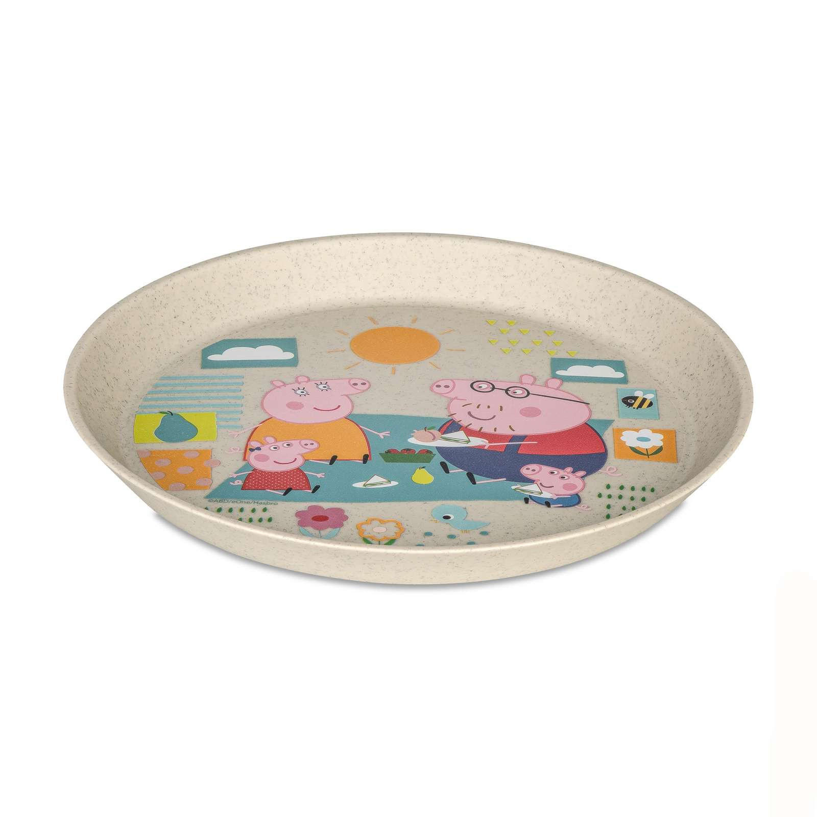 TELLER Peppa Pig Ø 20,5 cm - Beige, Kunststoff (20.5cm)