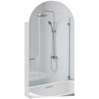 SPIEGELSCHRANK Weiß 40/12/80 cm - Weiß, Holzwerkstoff (40/80/12cm) - PANGIVO