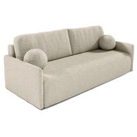 SOFA Glove Beige mit Bouclé-Bezug - Beige, Kunststoff/Textil (206/95/87cm) - Selsey