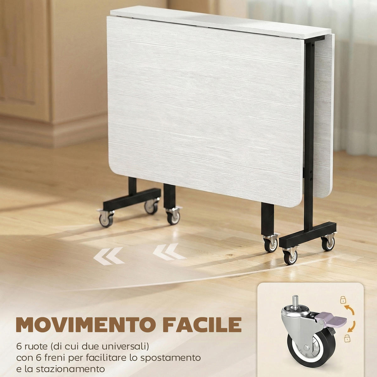 ESSTISCH Weiß 1 Stück - Weiß, Naturmaterialien (120/80/73cm) - GiPP
