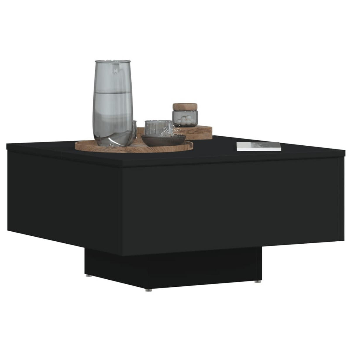 COUCHTISCH Schwarz 60x60x31,5 cm Holzwerkstoff - Schwarz, Holzwerkstoff (60/60/31.5cm) - furnicato