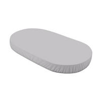 BABY Spannbettlaken 7in1 oval - Grau, Textil (73/125cm) - waldin