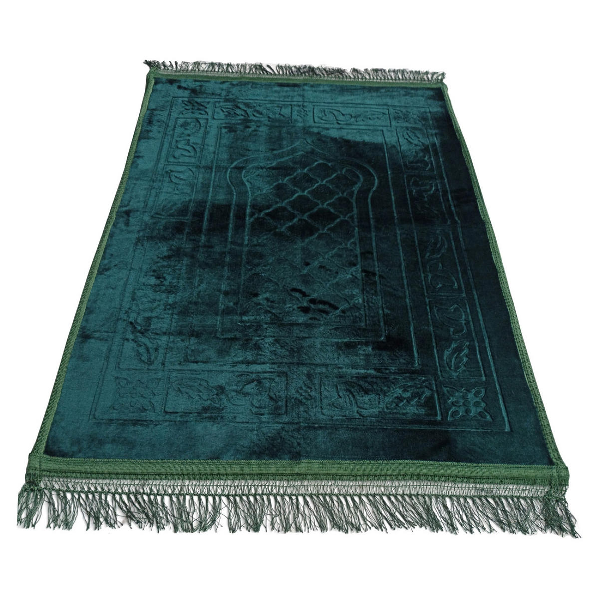 ORIENTTEPPICH Gebetsteppich Islam Seccade (Grün) - Grün, Textil (80/120cm) - Gowoll