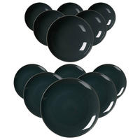 TAFELSERVICE Cecina Grau 12er Set - Grau, Keramik (1/1/1cm) - Ritzenhoff Breker